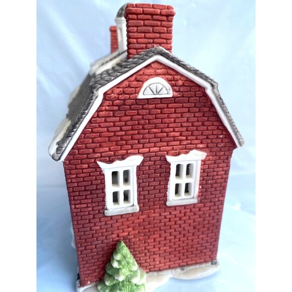 Department 56 New England Village Brick Town Hall 1986 - Picture 2 of 6
